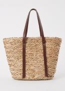 L-K-Bennett Viola shopper van raffia