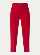 HUGO BOSS Tapiah high waist tapered fit cropped pantalon met ceintuur