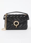 Sandro Crossbodytas van quilted leer