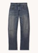 Reiss Mahni high waist wide leg jeans met donkere wassing