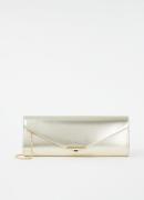 L-K-Bennett Lucille clutch van leer met afneembare schouderriem