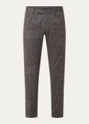 Strellson Kynd slim fit pantalon met gemêleerd dessin en steekzakken