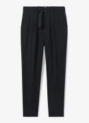 Reiss Pin tapered fit pantalon met ceintuur