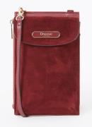 Dune London Shellies crossbody telefoonhoes van leer