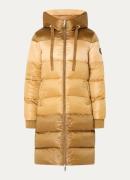 Mos Mosh MMNova longline puffer jas met steekzakken