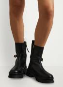 Reiss Elena biker boot van kalfsleer