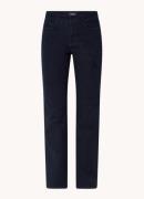 NYDJ Marilyn mid waist straight leg jeans met donkere wassing