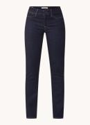 Levi's 712 mid waist slim fit jeans met donkere wassing