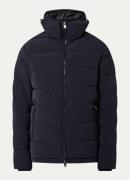 Oscar Jacobson Gewatteerd puffer jack met afneembare capuchon