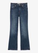 Marc O'Polo High waist flared jeans met donkere wassing