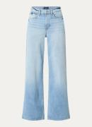 Denham Miku high waist wide leg jeans met lichte wassing