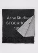 Acne Studios Sjaal van wol met franjes 180 x 45 cm