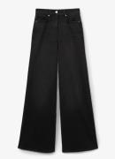 Reiss Ameria high waist wide leg jeans met gekleurde wassing