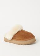 UGG W Disquette pantoffel van suède met schapenwol