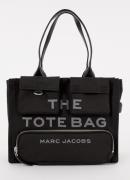 Marc Jacobs The Large Tote schoudertas van canvas met leren details