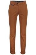 Pantalon Gardeur Benny oranje flatfront