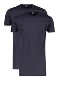 Alan Red Derby T-shirt 2-pack extra lang