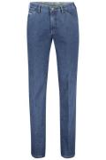 Meyer jeans Chicago donkerblauw effen denim