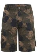 Korte broek Camel Active groen met blad print