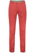 Broek M.E.N.S. katoen stretch rood Madison