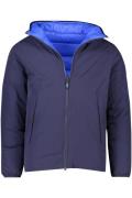 New Zealand winterjas reversibel blauw donkerblauw normale fit effen r...