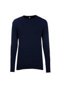 Alan Red t-shirt effen donkerblauw Olbia