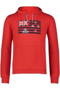 New Zealand sweater rood geprint katoen Arrow