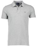 Gant poloshirt Regular Fit grijs melange