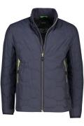 Hugo Boss winterjas rits donkerblauw zakken