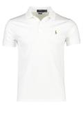 Polo Ralph Lauren poloshirt wit 3 knoops Slim Fit