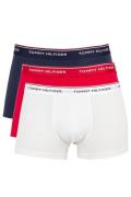 Tommy Hilfiger boxershorts rood/wit/blauw 3-pack