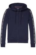 Tommy Hilfiger sweatvest navy met capuchon