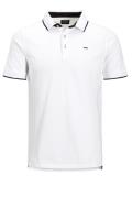 Jack & Jones Plus Size polo wit met logo