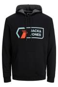 Jack & Jones Plus Size trui zwart met capuchon