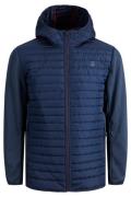 Jack & Jones tussenjas Plus Size blauw effen rits normale fit