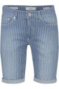 Brax 5-p korte broek strepen denim Chris