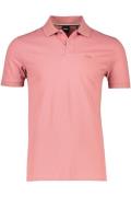 Roze polo Hugo Boss effen katoen normale fit