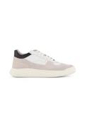 Blackstone sneakers laag effen leer beige