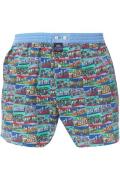 Mc Alson blauw geprint boxershort katoen