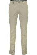 M.E.N.S. broek beige normale fit effen katoen