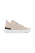 Blackstone sneakers beige effen leer hoog