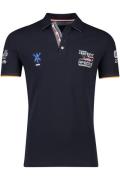 Portofino race polo 2023 normale fit donkerblauw 4 knoops