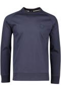 Hugo Boss sweater ronde hals navy effen katoen