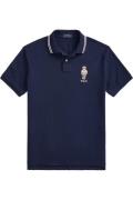 Polo Ralph Lauren polo slim fit katoen donkerblauw met beer