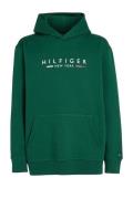 Tommy Hilfiger hoodie wijde fit groen met  logo