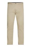 Tommy Hilfiger chino katoen beige wijde fit