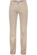 Brax Pantalon beige effen chuck modern fit