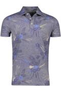 Poloshirt New Zealand Auckland blauw print