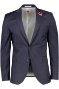 Carl Gross colbert mix & match donkerblauw zakken effen wol slim fit