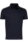 Hugo Boss poloshirt normale fit donkerblauw effen katoen Penrose